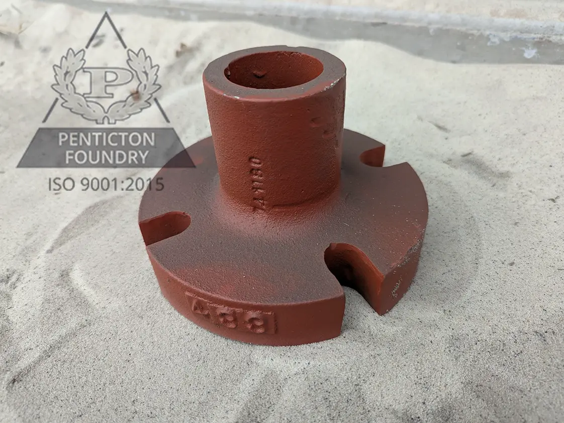 High chrome white iron flange connector High chrome white iron flange connector